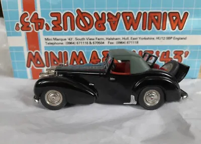 1947 TRIUMPH ROADSTER DICKIE OPEN TOP UP CAR MODEL 1/43 BY MINI MARQUE MM43 4c • $217.80