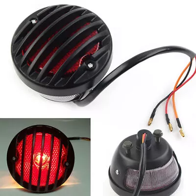 Universal Motorcycle Rear Brake Tail Light For Harley Cafe Racer Bobber Chopper • $30.31