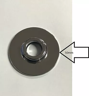 £7.99 • Buy 15mm Copper Pipe Flange Cover Plate/Back Plate Chrome