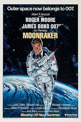 Moonraker Movie Poster (b)  : 11 X 17 Inches : Roger Moore James Bond 007 • $13.96