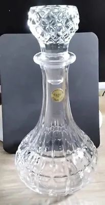 Brand New -  Cristal France Whisky Decanter Genuine 24% Lead Crystal • £9