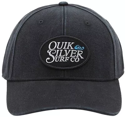 Quiksilver Men's Stoke Brusher Snapback Hat Color Black One Size Style AQYHA049 • $18