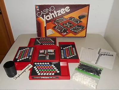 1986 Casino Yahtzee Dice Board Game Milton Bradley • $39.99