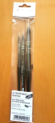 Da Vinci Brushes 498 Casaneo Quill (Sizes 024) Artist Brush Set Black • $78