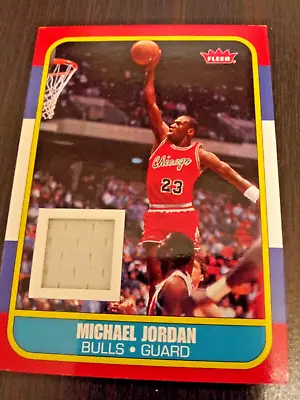 207-08 Fleer Basketball Michael Jordan College Practise Jersey Card Rookie Repri • $620