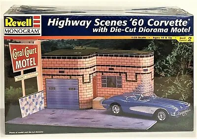 Revell Monogram 7802 1/24 Scale Hwy Scenes '60 Corvette Plastic Model Kit • $44.99