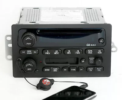 Chevy GMC 2005-2009 Truck Van Radio AM FM CD Cassette W Auxiliary Input 15849619 • $285