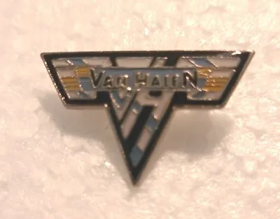 Vintage 1980s Van Halen Pinback Lapel Pin Rock And Roll Music Button Eddie Alex • $9