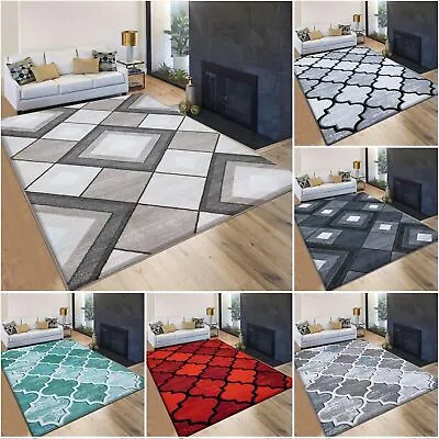 Large Living Room Rugs Non Slip Area Rug Hallway Runner Rug Kitchen Floor Mats • £6.25