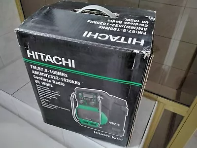 Genuine Hitachi Site Radio UR18DSL Brand New In Box. Complete Accessories  • $229