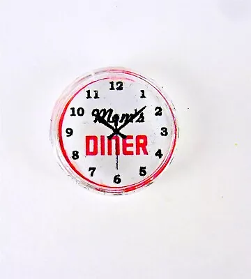 Dollhouse Miniature 1050's Mom's Diner Clock • $3.50