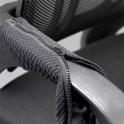 Soft Computer Office Zip Armrest Covers Arm Rest Spandex Armrest  Chair • $13.18