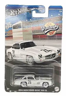 Hot Wheels 2024 Vintage Racing Club White 1954 Mercedes-Benz 300 SL #1 • $7.49