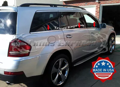 2007-2012 Mercedes GL320 GL350 GL450 GL550 6Pc Chrome Window Sill Trim Accent • $119.99