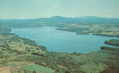 Postcard VT Franklin Vermont Lake Carmi Unused Chrome Vintage PC F1523 • $4