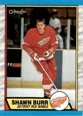 1989-90 O-Pee-Chee #101 Shawn Burr Detroit Red Wings Vintage Original • $2.49