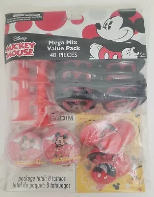 Mickey Mouse 48 Piece Favor Pack Birthday Party Supplies Sunglasses Puzzles • $5