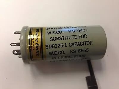 Western Electric Tube Capacitor Used Dated WW2 1944 Lot #28 • $90