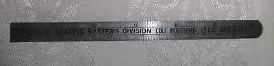 Vintage 6-Inch Steel Ruler – Farnam Sealing Systems • $3.99