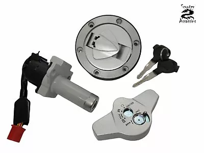 IGNITION BARREL LOCKING SET FUEL CAP For KEEWAY RKV 125 200G 88000K690000 UK • £70.40