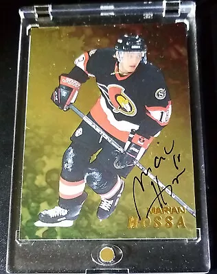 Marian Hossa RC 1998 Be A Player Gold Signature Autograph HOF With Case • $27.95