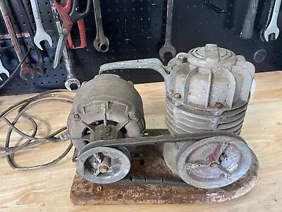 Vintage Antique Speedy Air Compressor W.R Brown Tool WORKS • $40
