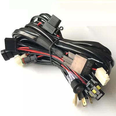 Wiring Harness Kit For ON-OFF Switch Power Car LED Fog Work Light Bar 9005/H4 • $39.50