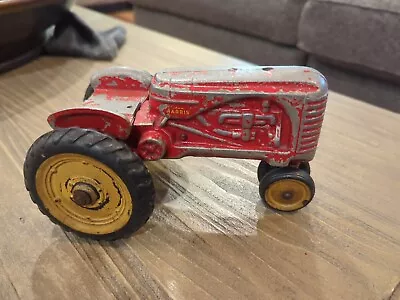 1950s Slik Toys Massey Harris 44? Farm Toy Aluminum Tractor • $19.99