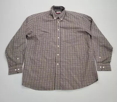 Van Basten Shirt Mens 44 Brown Button Up Dress Casual Comfort Mens • $23.74