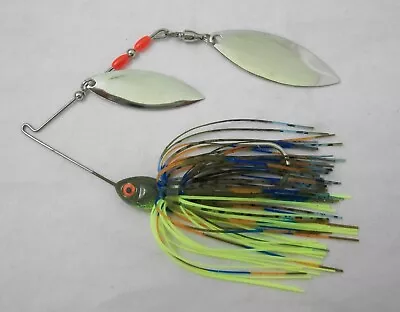 ELITE SPINNERBAIT  1/4oz  COLOR: BLUEGILL With SMOOTH NICKEL WILLOW BLADES • $4.99