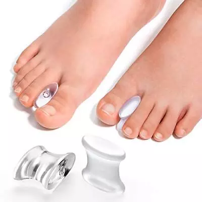 Promifun Gel Toe Separators To Straighten Overlapping Toes 12 Packs Of Toe Spac • $18.35