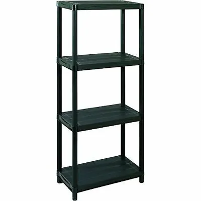 Garage Shelves Shelving 4 Tier Unit Racking Heavy Duty Storage Shelf • £21.90