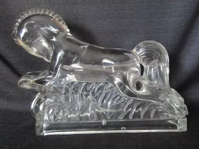 Vintage L. E. Smith Art Deco Glass - Jumping Horse • $24.99