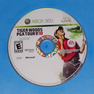 Tiger Woods PGA Tour 10 - Xbox 360 – Disc Only – Resurfaced/Tested • $7.25