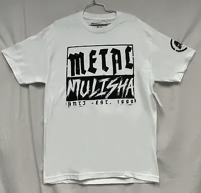 Metal Mulisha Mens Block Short Sleeve T-Shirt Casual Tee White Large L New • $22.10