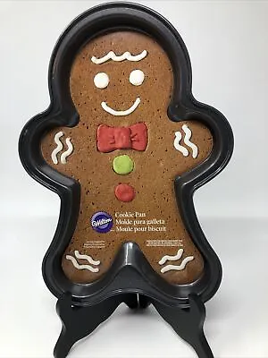 $9.95 • Buy Wilton Ginger Bread Man Giant Cookie Pan Non-Stick New With Tags 12  Tall