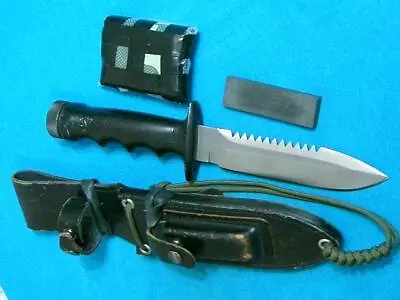 Big Vintage Lifeknife Commando Japan Hunting Survival Bowie Knife Set Kit Knives • $179.99