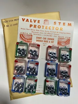 NEW OLD STOCK Auto Parts Display Valve Stem Protectors NOS • $50