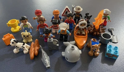 Lego Duplo People Bulk Lot No. 3 + Lots Of Accessories Animals & More!! • $65