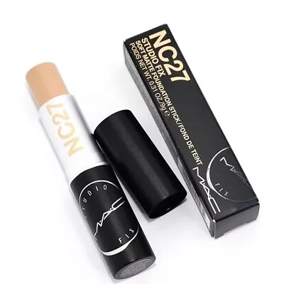 MAC Studio Fix Soft Matte Foundation Stick ~NC27~ Full Size [New In Box] • $24.78