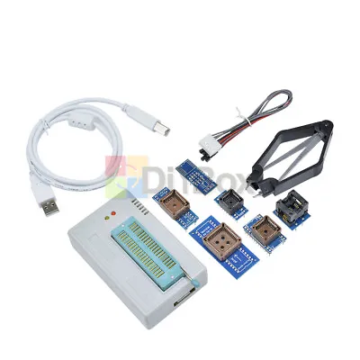 TL866II Plus Programmer TL866 USB EPROM EEPROM 7 Adapters Socket Extractor Suie • $16.32