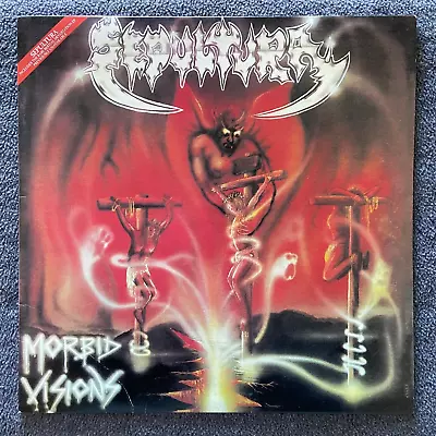 Sepultura - Morbid Visions 2017 Press RED W/BLACK Splatter Vinyl! Near Mint! • $49.99