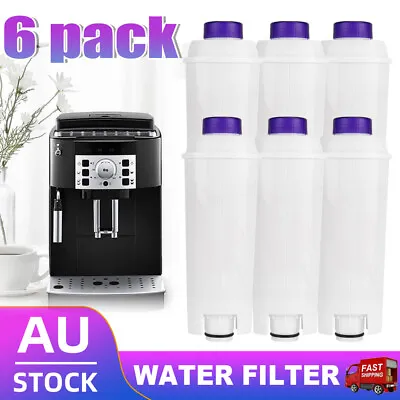 $48.95 • Buy 6Pack Coffee Water Filter For Delonghi Magnifica S Automatic Machine ECAM22110SB