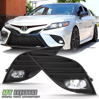 $48.99 • Buy For 2018-2020 Toyota Camry Hybrid SE XSE LED Bumper Fog Lights Lamps W/ Switch
