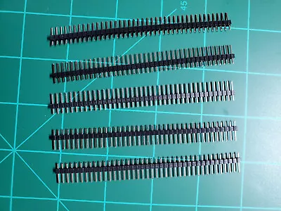10pcs Breakaway Male Header Pins 2.54mm 1x40 Breadboard PCB Connectors Arduino • $4.89