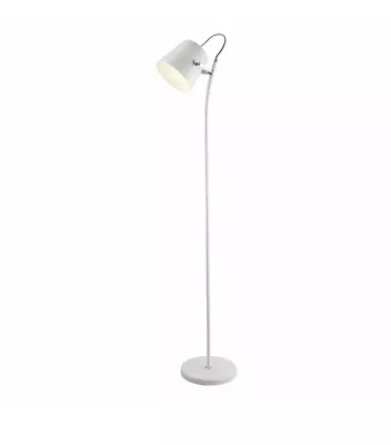 Modern Flower Pot 1 Light Floor Lamp Painted White 1099WH Searchlight  • £39.39