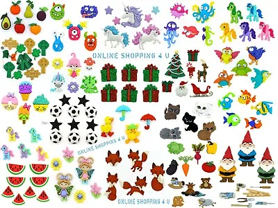 Dress It Up Novelty Christmas Buttons 3D Embellishments Sewing Crafts Cardmaking • £3.99