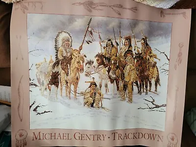 Michael Gentry Trackdown Open Edition Poster Western Art • $12.95