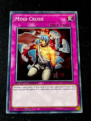 Mind Crush SBC1-ENE19 Yugioh 1st Edition (New) • $0.73