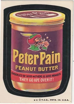 1974 Topps Original  Wacky Packages 6th Peter Pain • $2.50